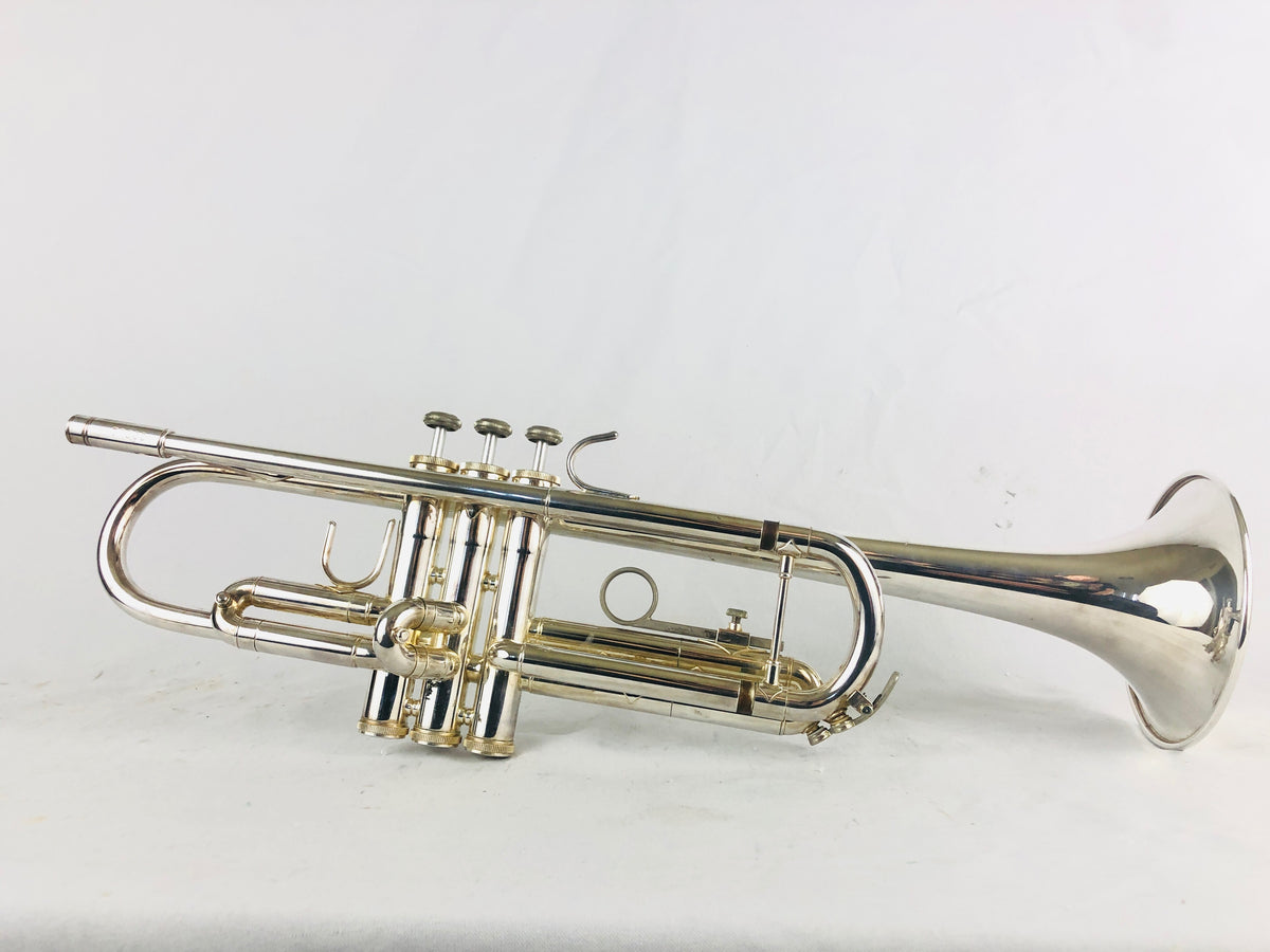 Bach USA TR300 Silver Plate Trumpet OLDER VINTAGE BLOW