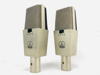 AKG C414 EB Pair 2x Vintage Microphone w/ C12 Brass Capsule!