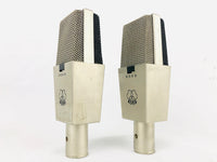 AKG C414 EB Pair 2x Vintage Microphone w/ C12 Brass Capsule!