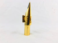 Beechler Gold Plated GP #9 Tenor Saxophone Mouthpiece w/Lig & Cap