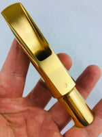 Beechler Gold Plated GP #9 Tenor Saxophone Mouthpiece w/Lig & Cap