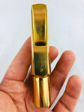 Beechler Gold Plated GP #9 Tenor Saxophone Mouthpiece w/Lig & Cap