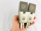 AKG C414 EB Pair 2x Vintage Microphone w/ C12 Brass Capsule!